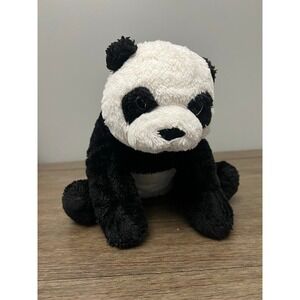 Panda Bear‎ 13" IKEA KRAMIG  Plush Teddy Black White